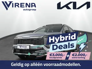 Kia Sportage 1.6 T-GDi Hybrid GT-Line - €5.000,- voordeel - Stoel/stuur verwarming - Schuif/kantelda