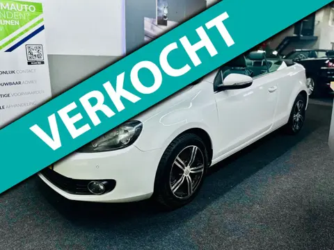 Volkswagen Golf Cabriolet 1.4 TSI - Automaat - DPC V+A - ELK Ramen - GTI Stuur - Luxe intereur