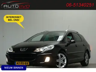 Peugeot 407 SW 3.0-24V V6 XT Pack AUTOMAAT! NL AUTO! PANO JBL LEER NAV CLIMA TREKHAAK etc.