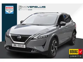 Nissan Qashqai 1.5 e-Power Tekna Plus Panorama | Memory | Trekhaak | Leder | Massagestoel | 12 mnd B