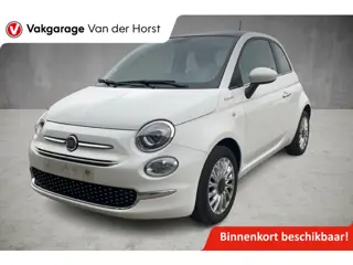 Fiat 500 1.0 70 pk Hybrid Dolcevita Panoramadak, Cruise Control, Climate Control, Navigatie, Bluetoo