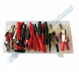 Assortiment Krokodilklemmen 60 stuks