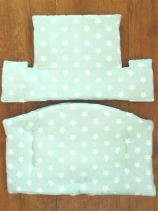 NIEUW! Stokke Tripp Trapp Stoelverkleiner Kussen ster mint 2