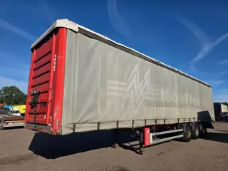 Fruehauf SMB - DISC Fruehauf 3-assige schuifzeil oplegger - SMB assen - Schijfremmen - Luchtvering -