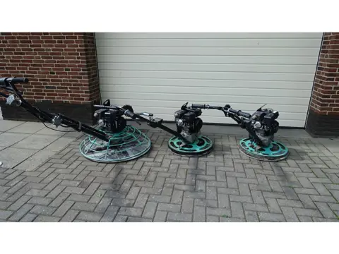 3x Whiteman WTM vlindermachine met schuurbord