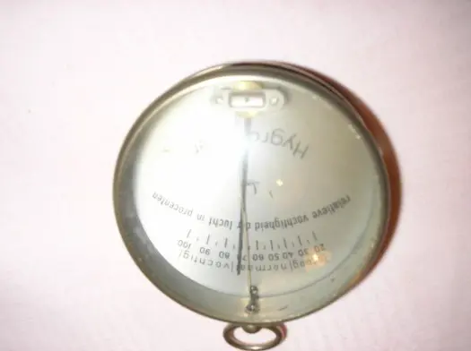 Hygrometer - doorsnede 6cm.