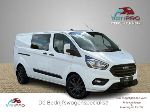 FORD TRANSIT Custom 2.0 TDCI 170 PK L2 Dubbelcabine Automaat / LED / Camera / Stoelverwarming / Carplay / Trekhaak / Cruise / PDC / Airco 