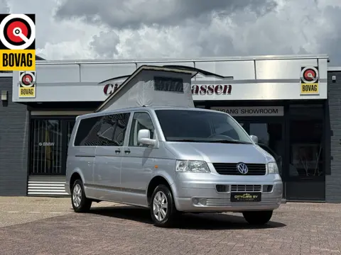 Volkswagen transporter buscamper TDI 131 pk org nl auto nap logisch airco cruise ctr hefdak 2 slaapp