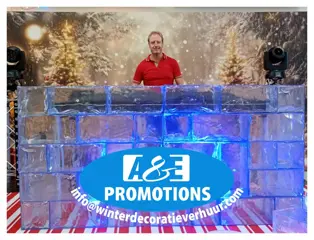 dj booth ice edition verhuur amersfoort arnhem info@winterdecoratieverhuur.com