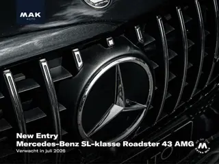 Mercedes-Benz SL-klasse Roadster 43 AMG , 1e eig., Burmester, matrix-LED, 360° camera, 21", keyless,