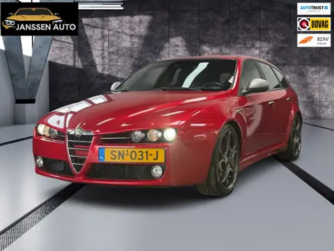 Alfa Romeo 159 Sportwagon 1.7 T TI | Rosso Competizione | Leder | Navigatie | Stoelverwarming | 19 i