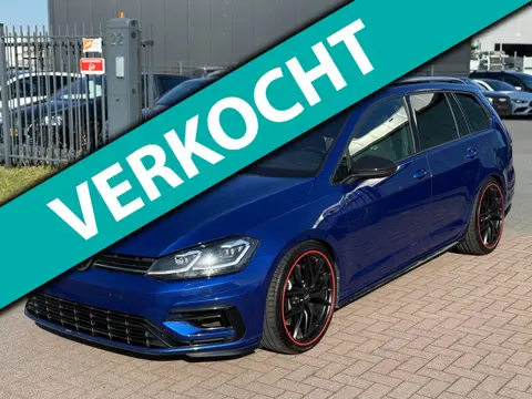 Volkswagen Golf Variant 2.0 TSI 4Motion R 7.5R 2017 Blauw 310PK (Lees Adv !)