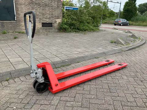 SCHEFFER HANDPALLETWAGEN 2000KG 2METER LANGE LEPELS PALLETWAGEN / HEFTRUCK