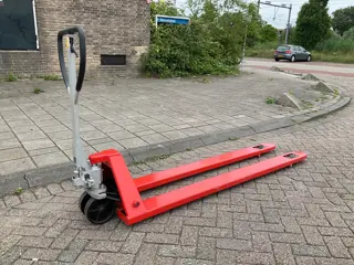 SCHEFFER HANDPALLETWAGEN 2000KG 2METER LANGE LEPELS PALLETWAGEN / HEFTRUCK