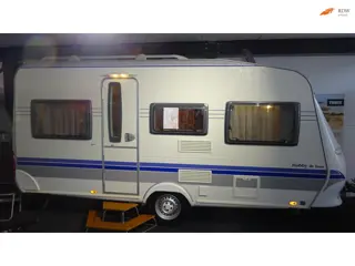 HOBBY de LUXE 450 UF 2008 VASTBED RONDZIT MOVER BOVAG 2026 leeg 1033 kg