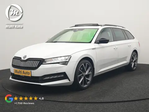 Škoda Superb Combi 1.4 TSI iV Sportline Business PHEV 218pk Dealer O.H. | Panodak | Adaptive Cruise 