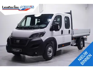 Fiat Ducato 2.2 Mjet 140 pk Dubbel Cabine 7p Pick Up / Open Laadbak Airco, Cruise Control, LxBxH 330