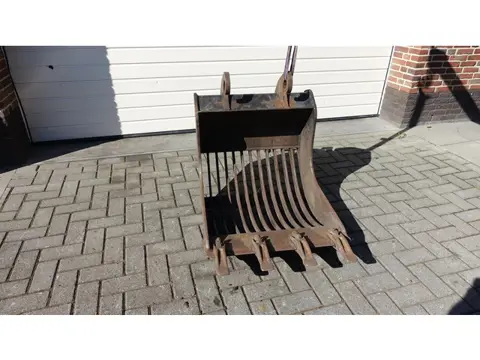 Eurosteel  Puinbak met tanden CW10 70 Cm