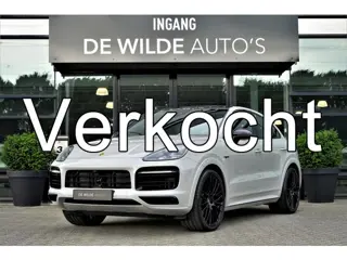 Porsche Cayenne Coupé 3.0 E-Hybrid SportDesign 462pk Krijt 4-wielbesturing Sportuitlaat Pano 18-weg 