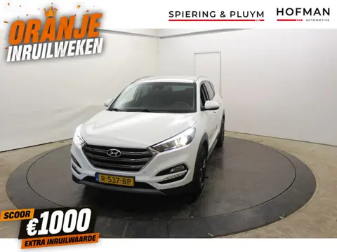 Hyundai Tucson 1.6 T-GDi Premium Camera Vol Leder Trekhaak Parelmoer lak