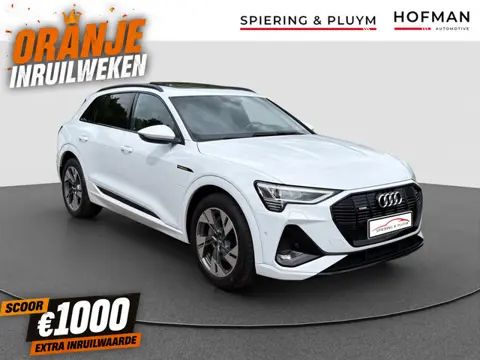 Audi e-tron 50 Quattro S-Line Black 71 kWh / 100% SOH | Pano | Luchtvering | Adaptive