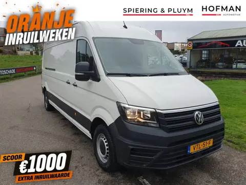 Volkswagen Crafter 35 2.0 TDI L4H3 449WB 3.5T 140PK 2x schuifdeur 3Pers Airco Bluetooth