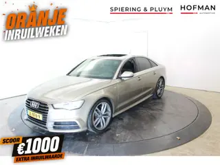 Audi A6 Limo 1.8 TFSI Premium S Line Apk tot 03-2027 Pano Vol Leder EL aKlep Zwarte hemel Mem Seats 