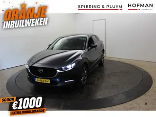 Mazda CX-30 2.0 e-SkyActiv-X M Hybrid Luxury Cam Leer EL aKlep + Stoelen Navi Dhoek Detectie