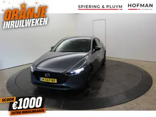 Mazda 3 2.0 e-SkyActiv-X M Hybrid 180 PKLuxury Trekh 360ºCamera Bose Vol Leder dodeh detec