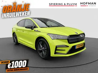 Škoda ENYAQ Coupé iV 80 RS | PANO | HUD | Dhoek | Stuur-Stoelverw | Keyless