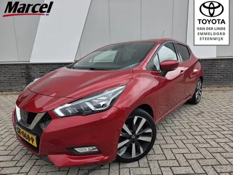 Nissan Micra 0.9 IG-T Tekna LM velgen Navi Keyless entry Climate en Cruise-control PDC achter