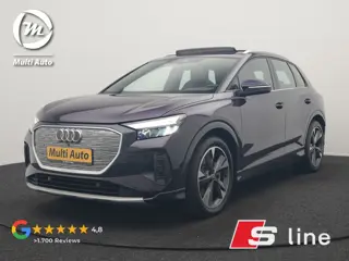 Audi Q4 e-tron 45 S Line 82 kWh 286pk Dealer O.H. | Trekhaak Af Fabriek | Panodak | Adaptive Cruise 