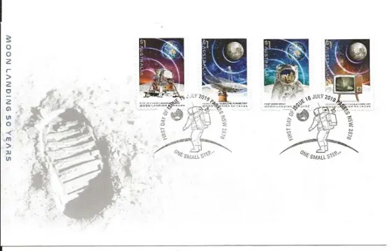 FDC 2019 AUSTRALIA Moon Landing 50 Years