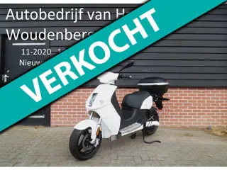E-Max Bromscooter Verkocht Elektrische scooter 140-150 actieradius zgan Super Soco V120LD+ Duitse kw