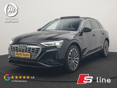 Audi Q8 e-tron 55 Quattro S Edition 114 kWh 408pk Dealer O.H. | Panodak | Luchtvering | Adaptive Cru