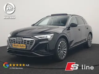 Audi Q8 e-tron 55 Quattro S Edition 114 kWh 408pk Dealer O.H. | Panodak | Luchtvering | Adaptive Cru