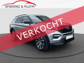 Ford Explorer 3.0 V6 EcoBoost PHEV ST-Line 7-zitter | Dodehoek | Trekhaak | Leder | Pano/schuif