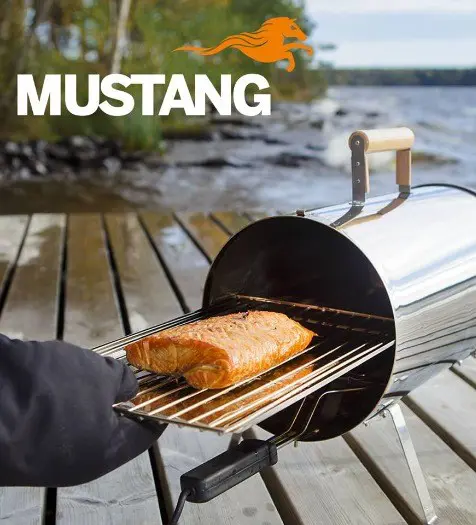 Mustang elektrische RVS rookoven / rookton compact formaat