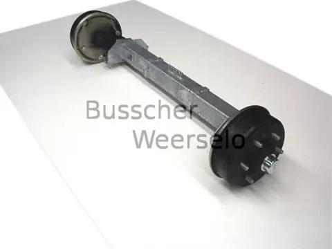 As Assen Aanhanger 2500KG Pad 1000-1800 FS Geremd Voorradig