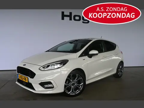 Ford Fiesta 1.0 EcoBoost ST-Line Navigatie Stuur/Stoelverwarming LED Carplay Rijklaarprijs! Inruil M