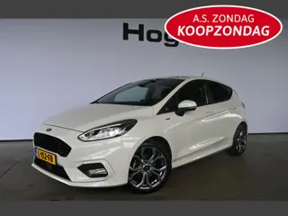 Ford Fiesta 1.0 EcoBoost ST-Line Navigatie Stuur/Stoelverwarming LED Carplay Rijklaarprijs! Inruil M