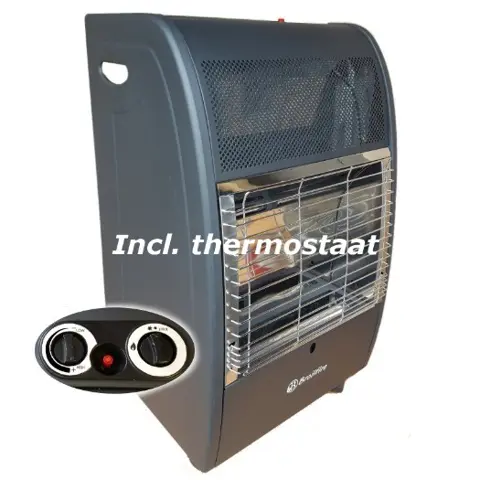 Thermostaat gaskachel propaan Broilfire 3.8 kW Blueflame