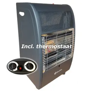 Thermostaat gaskachel propaan Broilfire 3.8 kW Blueflame