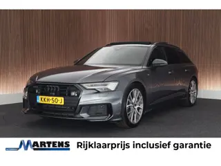 Audi A6 Avant 50 TFSIe 299pk quattro S edition B&O Panoramadak Trekhaak 360Camera Keyless Matrix ACC