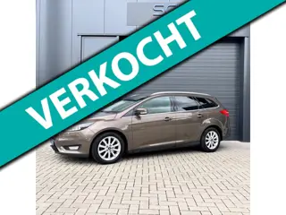 Ford Focus Wagon 125pk Titanium CLIMA | CRUISE CONTROL | HALF LEDER | LED | CARPLAY | STOELVERWARMIN