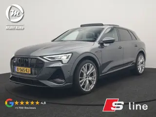 Audi e-tron 55 Quattro 2x S Line 95 kWh 408pk | Panodak | Luchtvering | Adaptive Cruise | 360 Camera