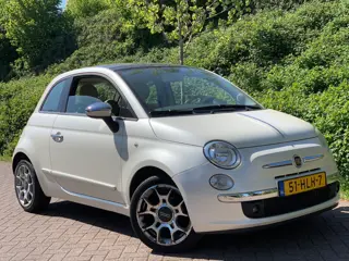 Fiat 500 1.2 Lounge LEDER PANO LM-VELGEN 130DKM!