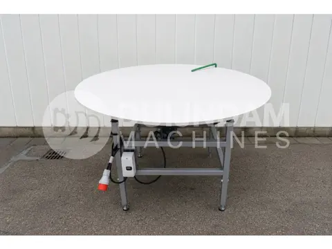 HMPE 150 cm draaitafel Stalen frame met blad van hoogwaardig polyethyleen.