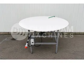 HMPE 150 cm draaitafel Stalen frame met blad van hoogwaardig polyethyleen.