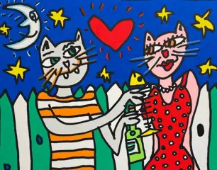 James Rizzi (1950-2011) - Dinner date